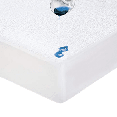 Terry Bamboo Waterproof Mattress Protector - Fitted - Single