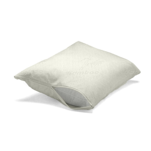 Bamboo Jacquard Pillow Protector - Twin Pack